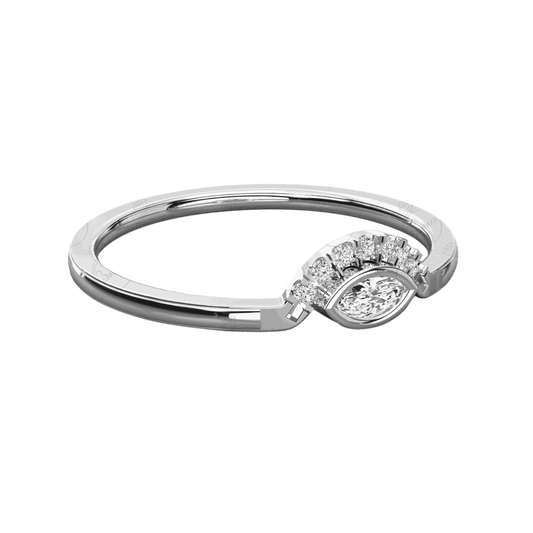 Round Cut Unique Moissanite Ring for Women