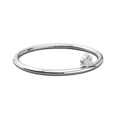 Round Cut Solitaire Moissanite Ring for Women