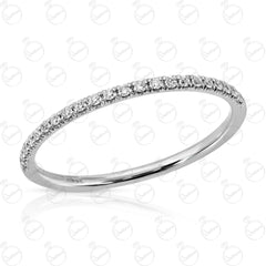 1.25 TCW Round Cut Bridal Set Moissanite Ring for Women