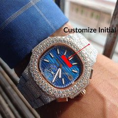 Iced Out Watch For Men Luxury Watch Collection Moissanite Wrist Watch Gift For Him