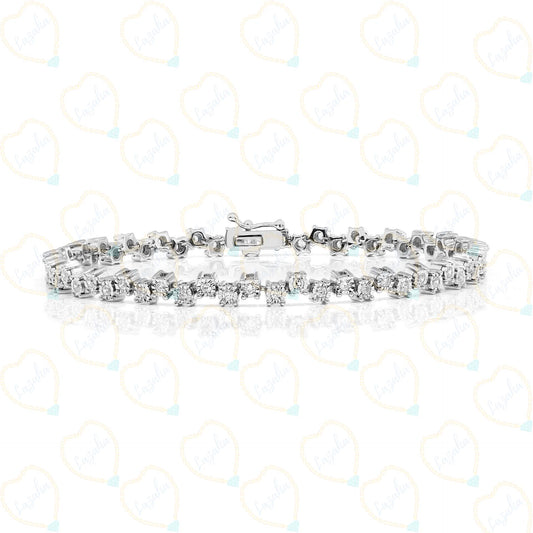 1.80 TCW Round Brilliant Cut Tennis Lab Grown Diamond Bracelet for Women