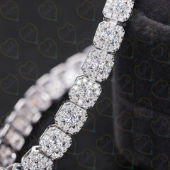 3.40 TCW Round Brilliant Cut Tennis Lab Grown Diamond Bracelet for Women