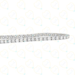 12.00 TCW Round Brilliant Cut Tennis Lab Grown Diamond Bracelet for Women