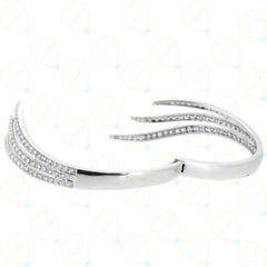 2.50 CTW Round Brilliant Cut Unique Lab-Grown Diamond Bracelet for Women