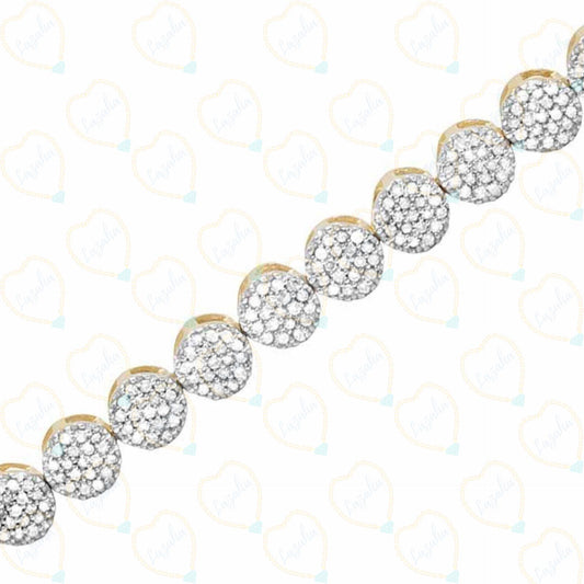 3.70 TCW Round Cut Enhancer Lab Grown Diamond Bracelet for Women