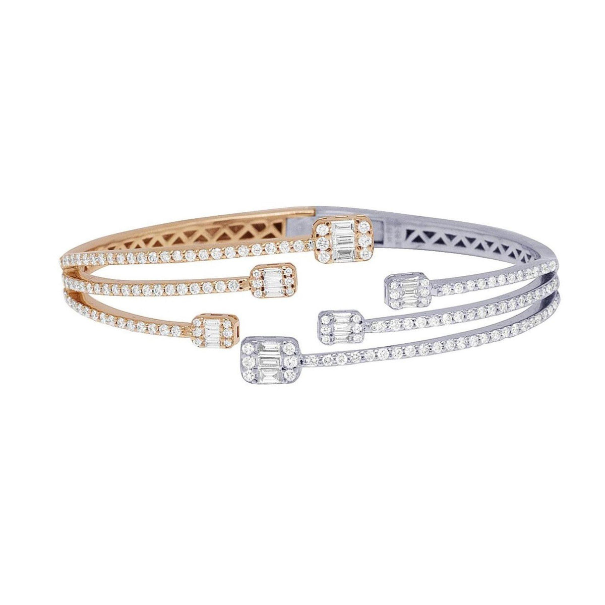 4.50 TCW Round Cut Tennis Lab Grown Diamond Bracelet for Women