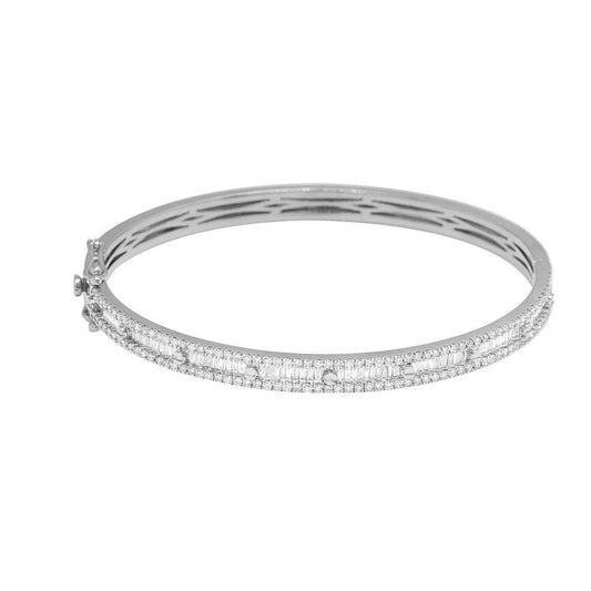 2.00 TCW Round Cut Art Deco Lab Grown Diamond Bracelet for Women