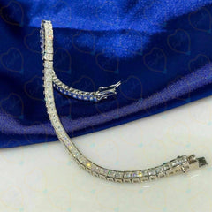 11.00 CTW Princess Cut Tennis Lab Grown Diamond Bracelet for Women