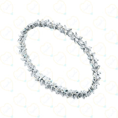 2.00 CTW Marquise Cut Tennis Lab Grown Diamond Bracelet for Women