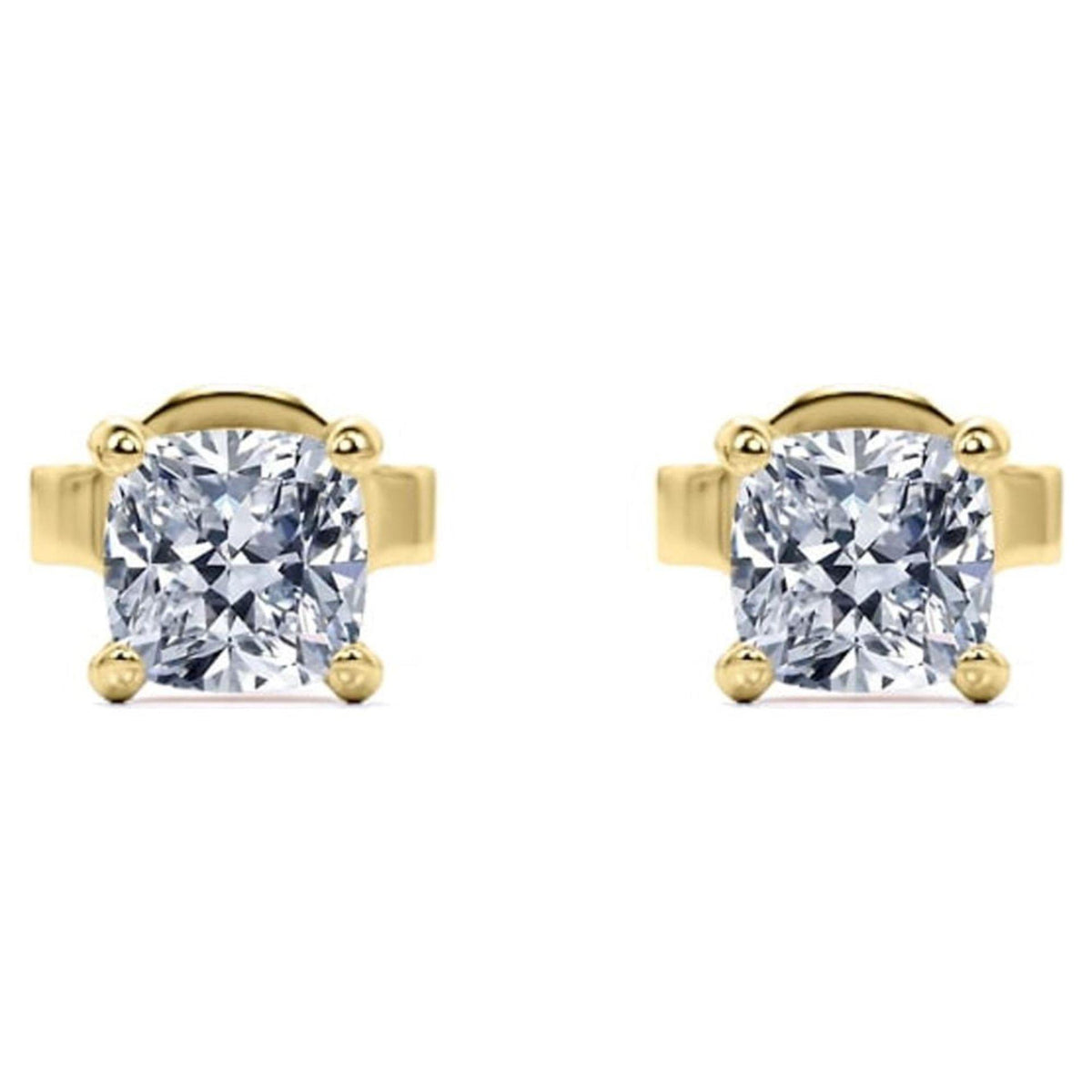 0.50 CTW Round Cut Stud Lab Grown Diamond Earrings for Women