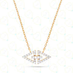 0.50 TCW Round Cut Charm Lab Grown Diamond Pendant for Women