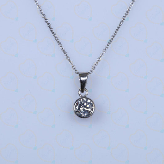 1.70 TCW Round Cut Charm Lab Grown Diamond Pendant for Women