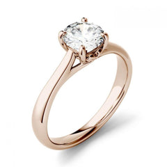 1.70 TCW Round Cut Solitaire Lab Grown Diamond Ring for Women