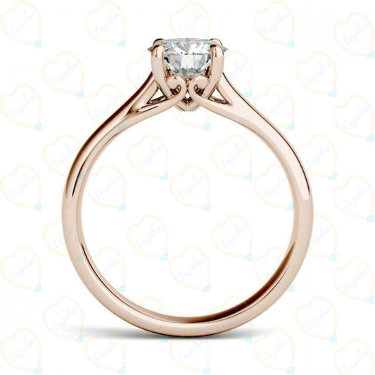 1.70 TCW Round Cut Solitaire Lab Grown Diamond Ring for Women