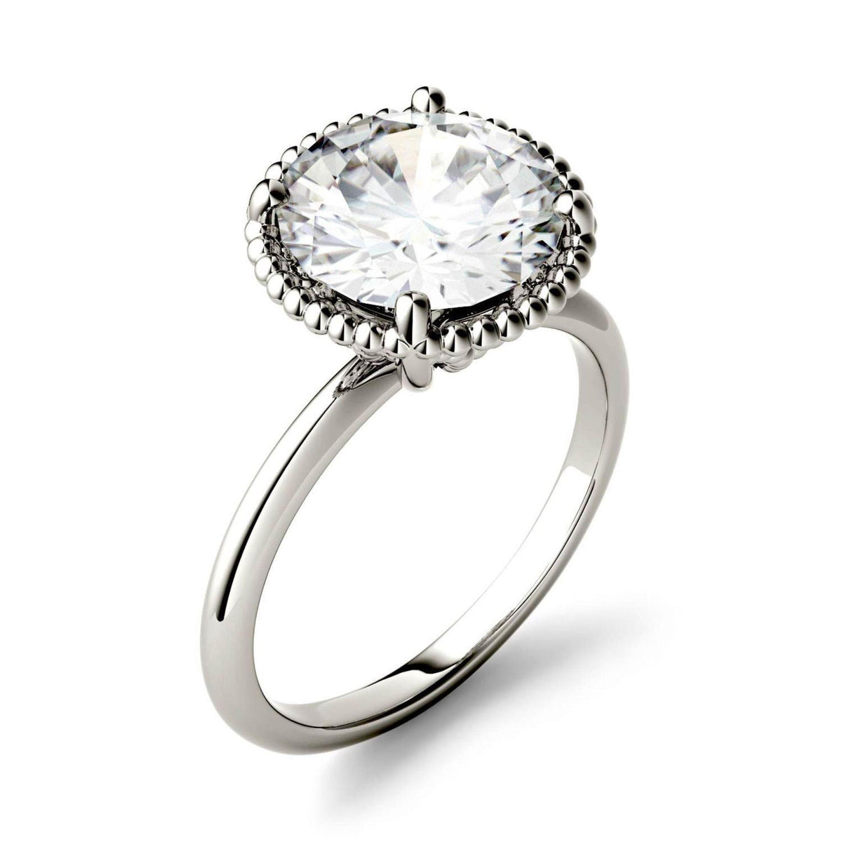 2.50 TCW Round Cut Solitaire Lab Grown Diamond Ring for Women