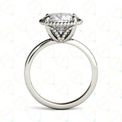 2.50 TCW Round Cut Solitaire Lab Grown Diamond Ring for Women