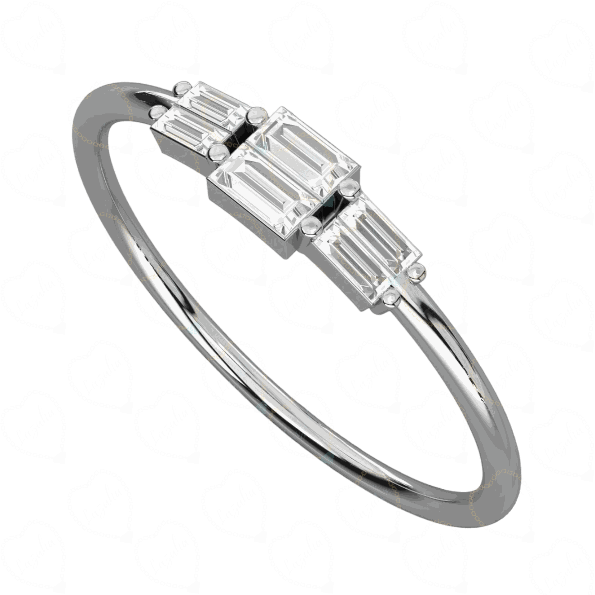 0.30 CTW Baguette Cut Lab Diamond