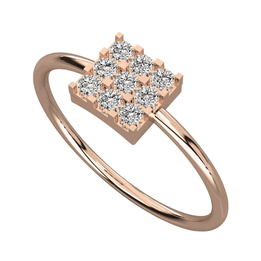 0.30 CTW Round Cut Unique Lab Grown Diamond Ring, ring for women, Round cut, 0.30 CT Diamond Ring, unique wedding bridal ring, Lab grown diamond Ring, Diamond ring