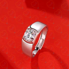 1.00 CTW Round Cut Solitaire Lab Grown Diamond Ring for Women