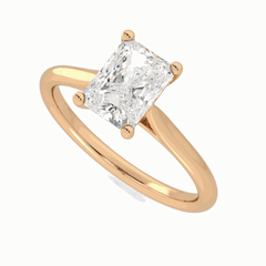 2.00 CTW Radiant Cut Solitaire Lab Grown Diamond Ring for Women