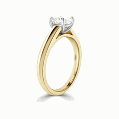 1.00 CTW Cushion Cut-Solitaire Lab-Grown Diamond Ring for Women by Lazaha