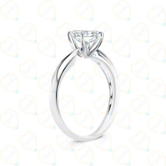 1.00 CTW Marquise Cut-Solitaire Lab-Grown Diamond Ring for Women by Lazaha