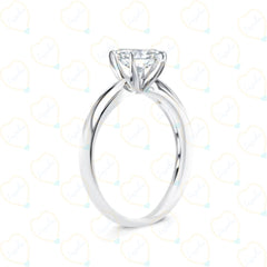 1.00 CTW Marquise Cut-Solitaire Lab-Grown Diamond Ring for Women by Lazaha