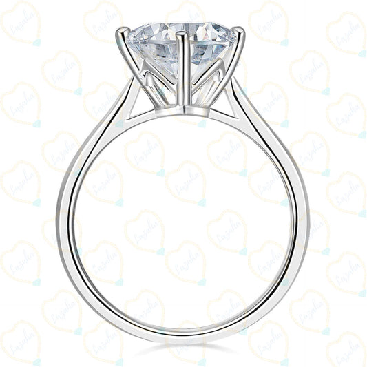 Trillion-Cut Solitaire Lab Grown Diamond Ring for Her