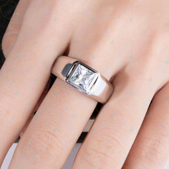 2.00 TCW Princess Cut Solitaire Lab Grown Diamond Ring for Women