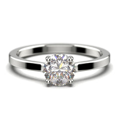 Round Cut Solitaire Lab-Grown Diamond Ring for Women