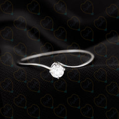 0.50 TCW Round Brilliant Cut Lab Grown Diamond Ring for Women