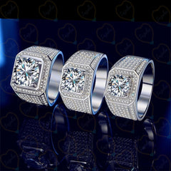 1.00 TCW Round Cut Men's Jewelry Lab Grown Diamond Ring for Women