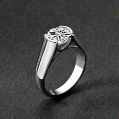 2.00 TCW Round Brilliant Cut Solitaire Lab Grown Diamond Ring for Women