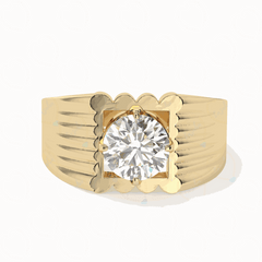 1.30 CT Round Cut Solitaire Lab Grown Diamond Ring for Women