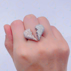 3.60 TCW Round Cut Hip Hop Lab Grown Diamond Ring for Women