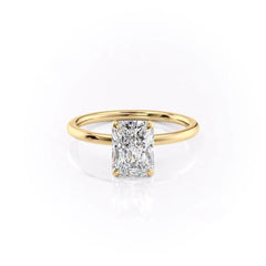 2.00 TCW Radiant Cut Bridal Set Lab Grown Diamond Ring for Women