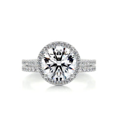 2.00 CTW Round Cut Bridal Set Lab Grown Diamond Ring for Women