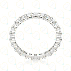 2.70 CTW Round Cut Eternity Lab Grown Diamond Ring for Women