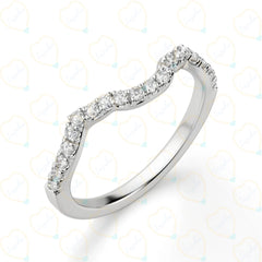 1.20 CTW Round Cut Eternity Lab Grown Diamond Ring for Women