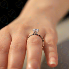 1.00 TCW Round Cut Bridal Set Lab Grown Diamond Ring for Women