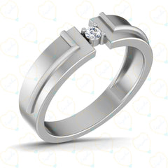 Round Cut Solitaire Lab Grown Diamond Ring for Women