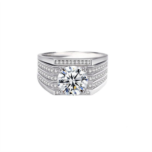 2.00 TCW Round Cut Art Deco Lab Grown Diamond Ring for Women