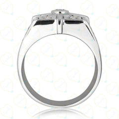 0.25 TCW Round Cut Modern Jewelry Lab Grown Diamond Ring for Women