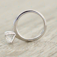 2.00 TCW Cushion Cut Solitaire Lab Grown Diamond Ring for Women