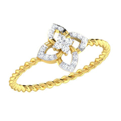 0.30 CTW Round Cut Solitaire Lab Grown Diamond Ring for Women