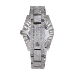 DJ 41MM Moissanite Diamond Medium Stone Bezel Watch 22CT