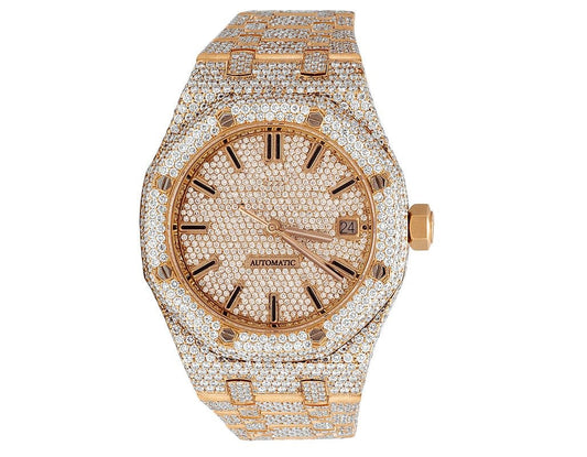 Audemars Piguet Watch mens iced out moissanite watch luxury diamond watch hip hop watch