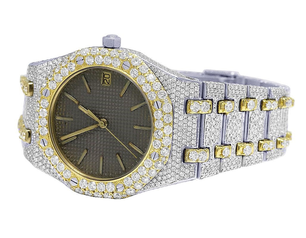 Audemars Piguet Watch mens iced out hip hop watch moissanite diamond watch for anniversary gift