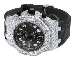 Audemars Piguet Watch round moissanite diamond watch for him mens luxury watch hip hop watch