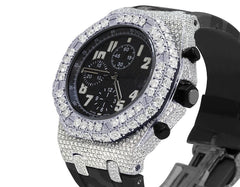 Audemars Piguet Watch round moissanite diamond watch for him mens luxury watch hip hop watch